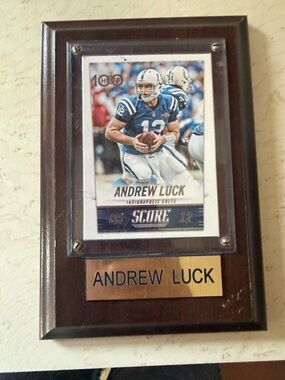 Andrew Luck Indianapolis Colts Framed Trading Card Plaque Collect NFL Football